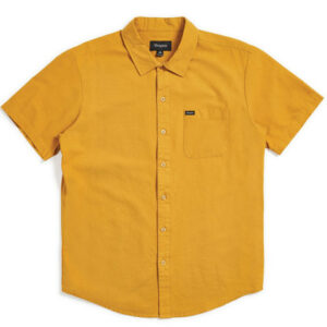 Brixton Charter Oxford S/S Woven Shirt - Men's Maize Md