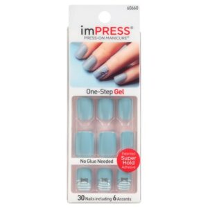 Broadway Nails Impress Press-On Manicure Bright as a Feather - 24.0 ea