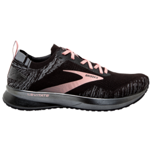 Brooks Womens Brooks Levitate 4 - Womens Running Shoes Black/Gray/Coral Cloud Size 06.0