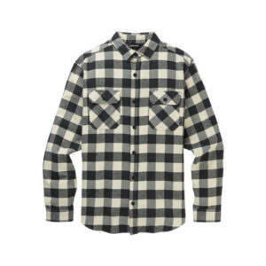 Burton Brighton Flannel L/S Shirt Canvas Heather Buffalo Plaid 2xl