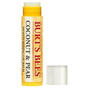 Burt's Bees 100% Natural Moisturizing Lip Balm Coconut & Pear with Beeswax & Fruit Extracts, Coconut & Pear - 0.15 oz