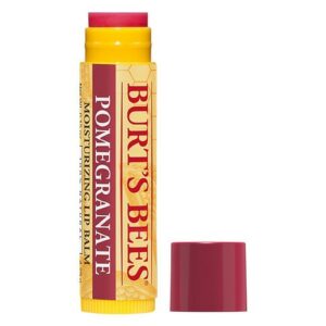 Burt's Bees 100% Natural Moisturizing Lip Balm Pomegranate with Beeswax and Fruit Extracts, Pomegranate Oil - 0.15 oz