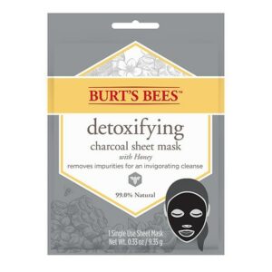 Burt's Bees Detoxifying Charcoal Sheet Mask - 0.33 oz