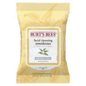 Burt's Bees Facial Cleansing Towelettes for Normal Skin White Tea Extract - 10.0 ea