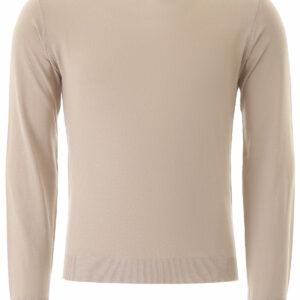 CC COLLECTION CORNELIANI COTTON SWEATER 48 Beige Cotton