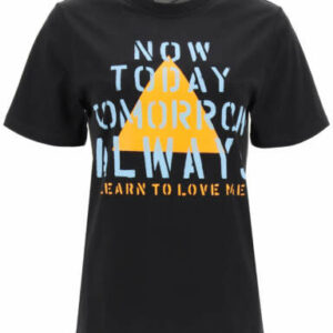 COPERNI NOW TODAY PRINT T-SHIRT XS Black, Light blue, Orange Cotton