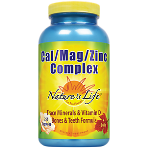 Cal Mag Zinc Complex - Trace Minerals & Vitamin D (250 Capsules)