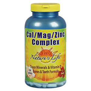 Cal Mag Zinc Complex - Trace Minerals & Vitamin D (250 Tablets)