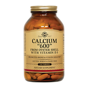 Calcium 600 from Oyster Shell with Vitamin D3 (240 Tablets)