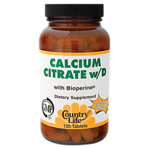 Calcium Citrate with Vitamin D & Bioperine - 500MG (120 Tablets)