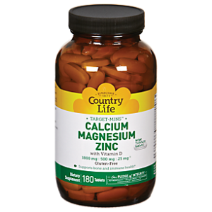 Calcium Magnesium Zinc with Vitamin D (180 Tablets)