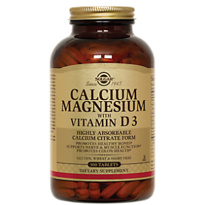 Calcium Magnesium with Vitamin D3 - Highly Absorbable (300 Tablets)