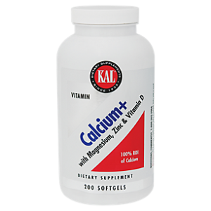 Calcium with Magnesnium, Zinc & Vitamin D (200 Softgels)