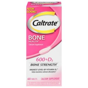 Caltrate 600+D Calcium Supplement Tablets - 60.0 ea