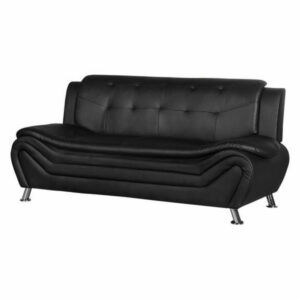 Camille Black Living Room Collection, Sofa