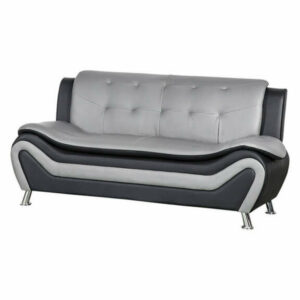 Camille Black and Grey Living Room Collection, Sofa