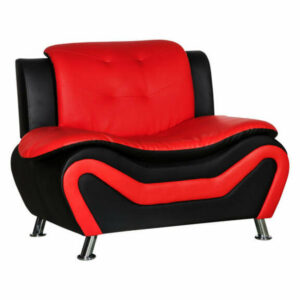 Camille Black and Red Living Room Collection, Chair