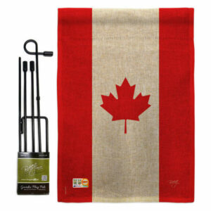 Canada Flags of the World Nationality Garden Flag Set