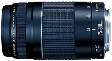 Canon EF 75-300mm Telephoto Zoom Camera Lens