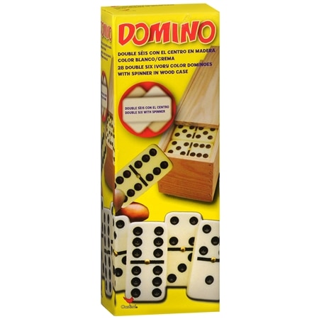 Cardinal Double Six Dominoes with Spinner - 1.0 ea