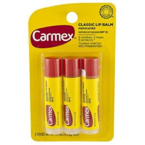 Carmex Everyday Protecting Lip Balm SPF 15 - 0.15 oz x 3 pack