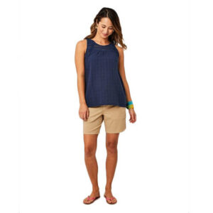 Carve Designs Aubrey Sleeveless Top - Women's Navy Md