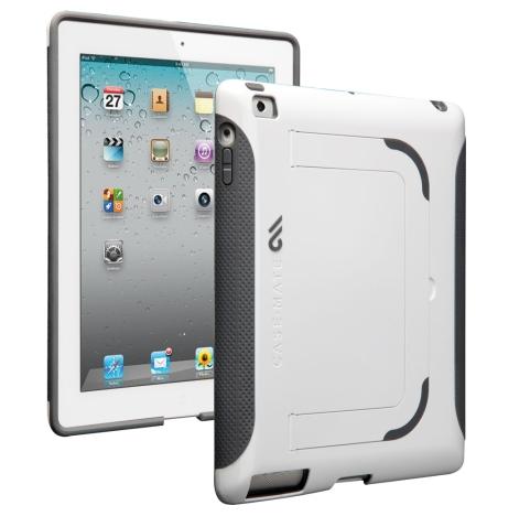 Case-Mate Pop! Case with Stand for Apple iPad 3 (White/Grey)