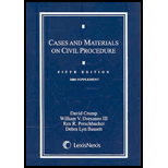 Cases and Materials on Civil Proc. -08 Supplement