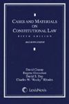 Cases and Materials on Constitutional Law Fifth Edition 2012 Supplement