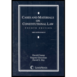 Cases and Materials on Constitutional Law - Supplement