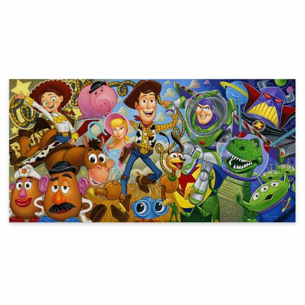 ''Cast of Toys'' Gallery Wrapped Canvas by Tim Rogerson Limited Edition Official shopDisney