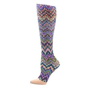Celeste Stein 15-20mmHg Open Toe Fleur Missoni Therapeutic Compression Socks - 1.0 pr
