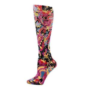 Celeste Stein 15-20mmHg Vintage Paisley Therapeutic Compression Socks - 1.0 pr