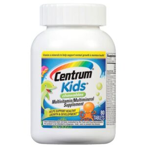 Centrum Kids Kid, Chewables Complete Multivitamin/Multimineral Supplement Tablet Cherry - 80.0 ea