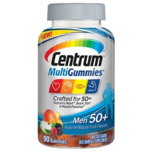 Centrum Mens 50+, MultiGummies Multivitamin Supplement Gummies - 90.0 ea