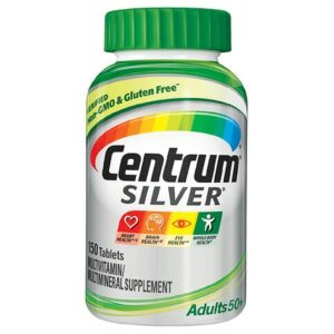 Centrum Silver Adult Complete Multivitamin & Multimineral Supplement Tablet, Age 50 Plus - 150.0 ea