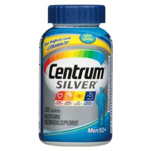 Centrum Silver Men Complete Multivitamin & Multimineral Supplement Tablet, Age 50 Plus - 200.0 ea