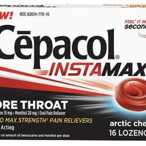 Cepacol Instamax Sore Throat Lozenges Arctic Cherry - 1.0 ea