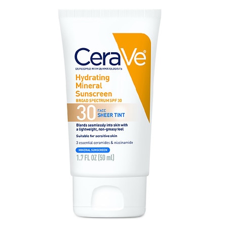 CeraVe Mineral Sunscreen Lotion for Face SPF 30 - 1.7 fl oz