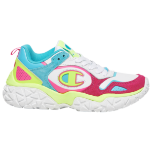 Champion Boys Champion Tank Trak - Boys' Grade School Shoes White/Pink/Blue Size 07.0