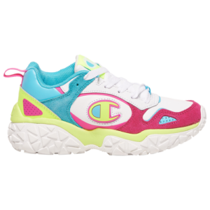 Champion Boys Champion Tank Trak - Boys' Preschool Shoes White/Pink/Blue Size 02.5