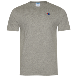 Champion Mens Champion Heritage T-Shirt - Mens Oxford Grey/White Size L