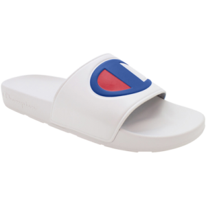 Champion Mens Champion IPO Slide - Mens Shoes White/White/Red Size 12.0