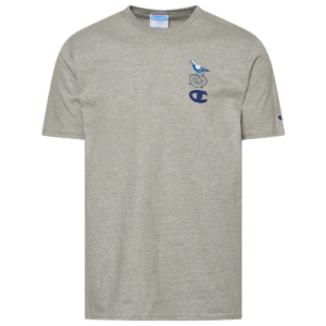 Champion Mens Champion NY Metropolitans T-Shirt - Mens Grey/Blue Size M