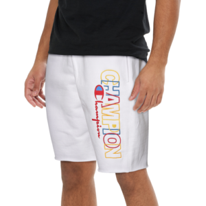 Champion Mens Champion Reverse Weave Cutoff Shorts - Mens White Size L