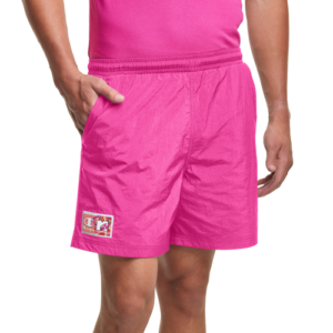 Champion Mens Champion x MTV Crinkle Nylon Shorts - Mens Pink/Black Size L