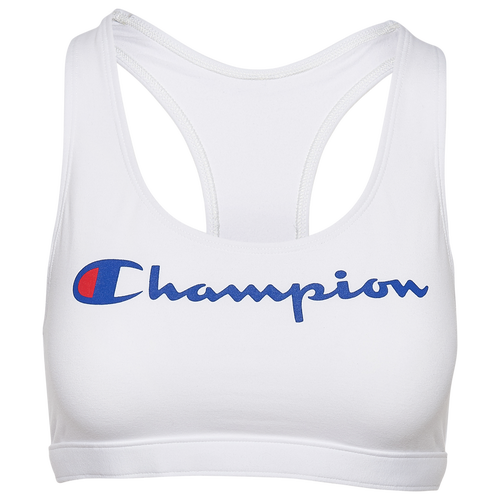 Champion Womens Champion Reissue Bra - Womens White/Black Size L