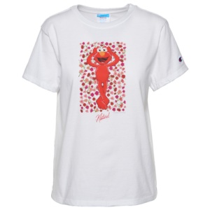 Champion Womens Champion Sesame Street Short Sleeve T-Shirt - Womens White/Red Size S