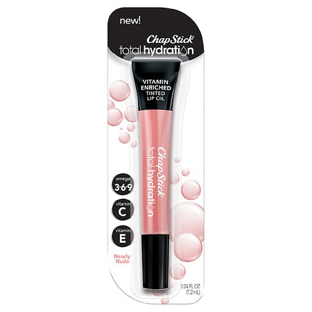 ChapStick Total Hydration Vitamin Enriched Tinted Lip Oil - 0.24 fl oz