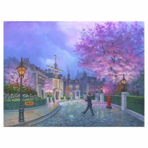''Cherry Tree Lane'' Gallery Wrapped Canvas by Michael Humphries Limited Edition Official shopDisney